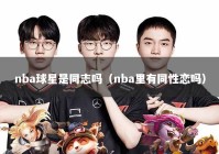 nba球星是同志吗（nba里有同性恋吗）